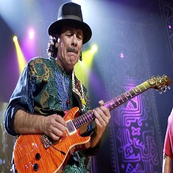 Carlos Santana today in music history