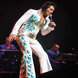 Elvis Presley peacock jumpsuit today in music history