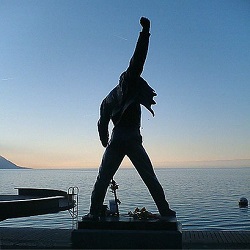 Freddie Mercury statue montreaux