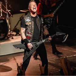 James Alan Hetfield today in music history
