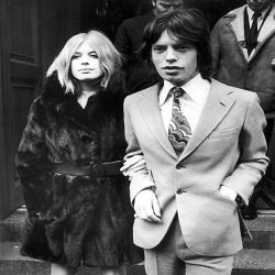Mick Jagger Marianne Faithfull 1969 today in music history
