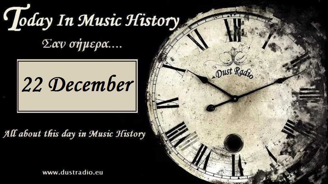 Today In Music History - 22 December