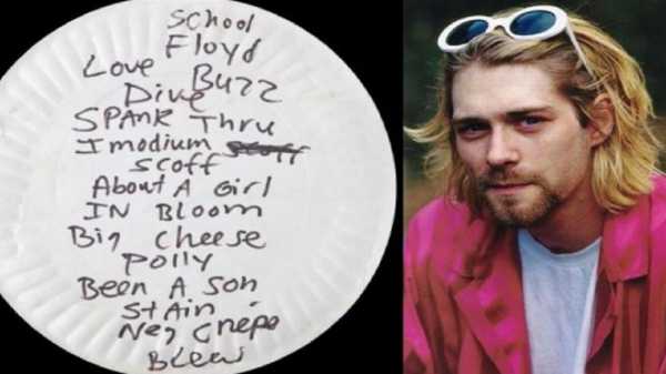 &Chi;ά&rho;&tau;&iota;&nu;&omicron; &pi;&iota;ά&tau;&omicron; &tau;&omicron;&upsilon; Curt Cobain &sigma;&epsilon; &delta;&eta;&mu;&omicron;&pi;&rho;&alpha;&sigma;ί&alpha;