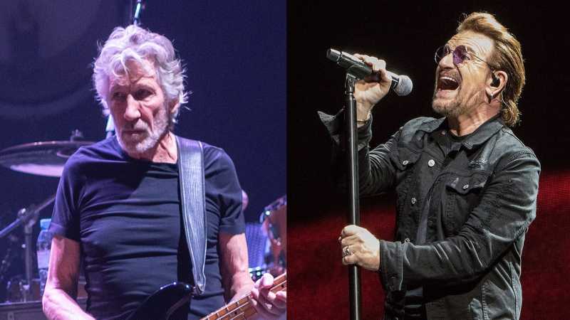 Roger Waters &epsilon;&nu;&alpha;&nu;&tau;ί&omicron;&nu; Bono