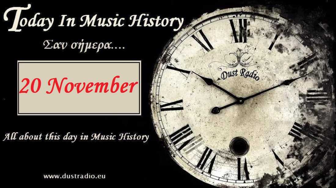 Today in Music History - 20 November
