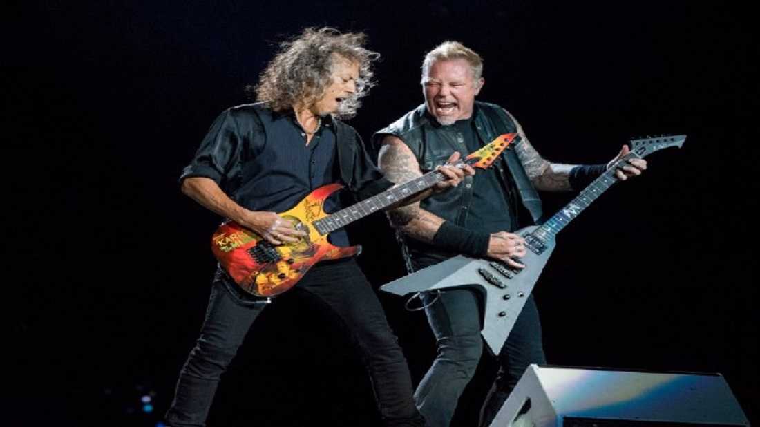 James Hetfield &kappa;&alpha;&iota; Kirk Hammett &sigma;&tau;&omicron; NBA